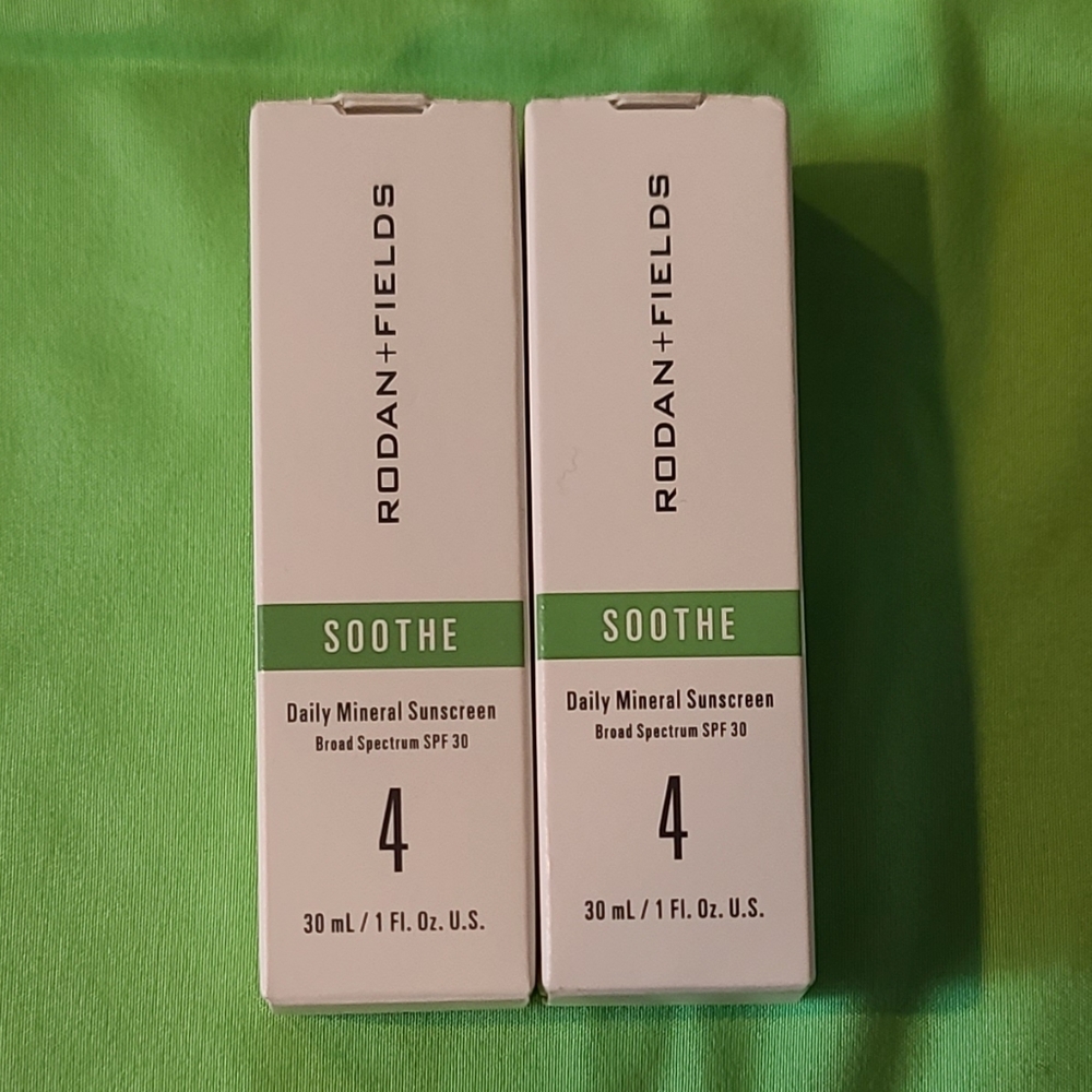 Rodan + Fields SOOTHE Daily Mineral Sunscreen SPF 30 bundle of 2